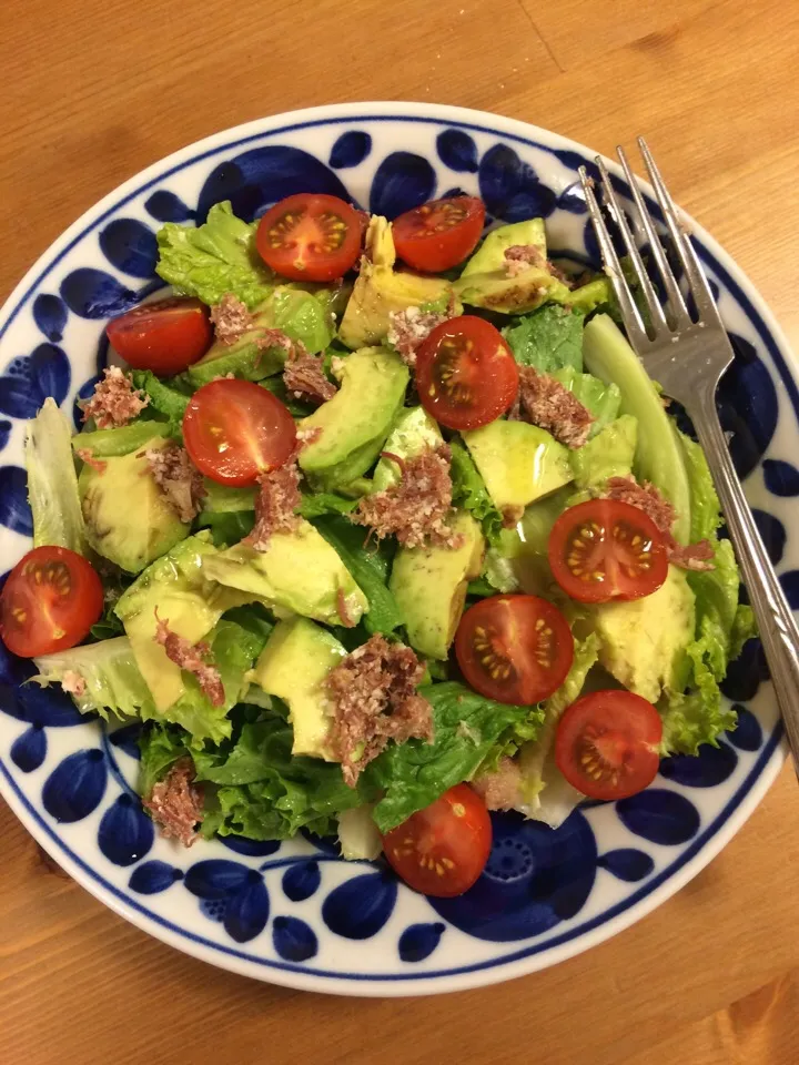 Snapdishの料理写真:サラダ🥗(旦那作、美味しかったです^ ^)|ハイさん