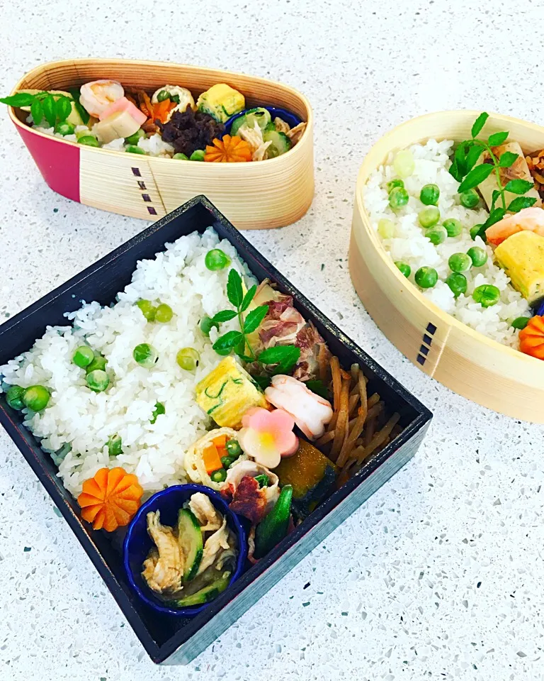 うすいえんどうまめで春の行楽弁当|REINA✨さん