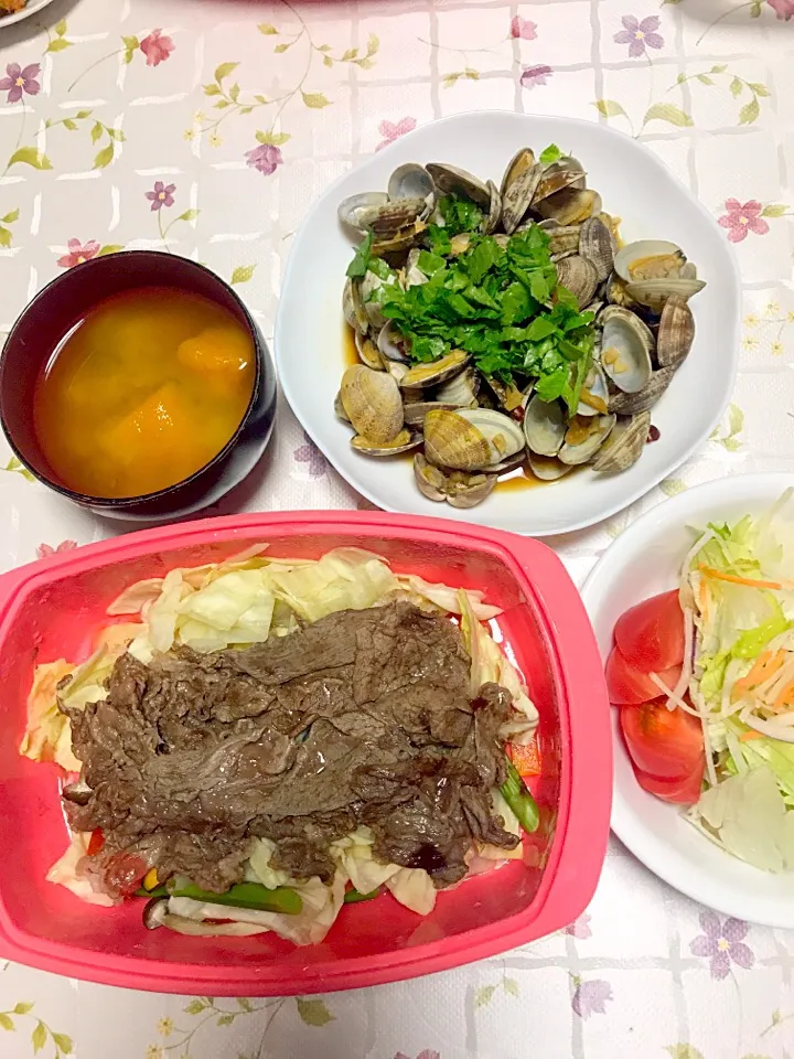 牛肉と野菜の蒸し焼き|プリンセスみっちゃんさん