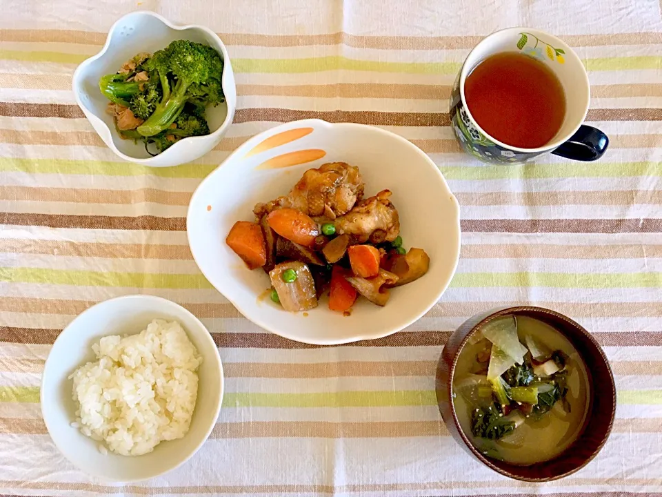 鶏肉の根菜煮のご飯|みよさん