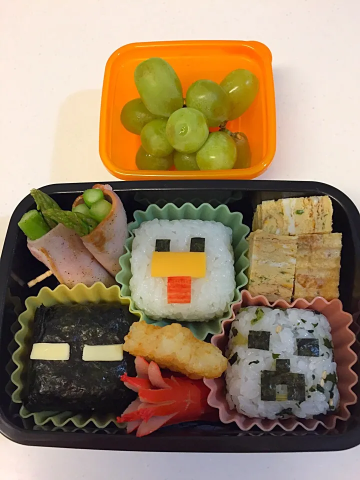 マイクラ弁当|お豆さん