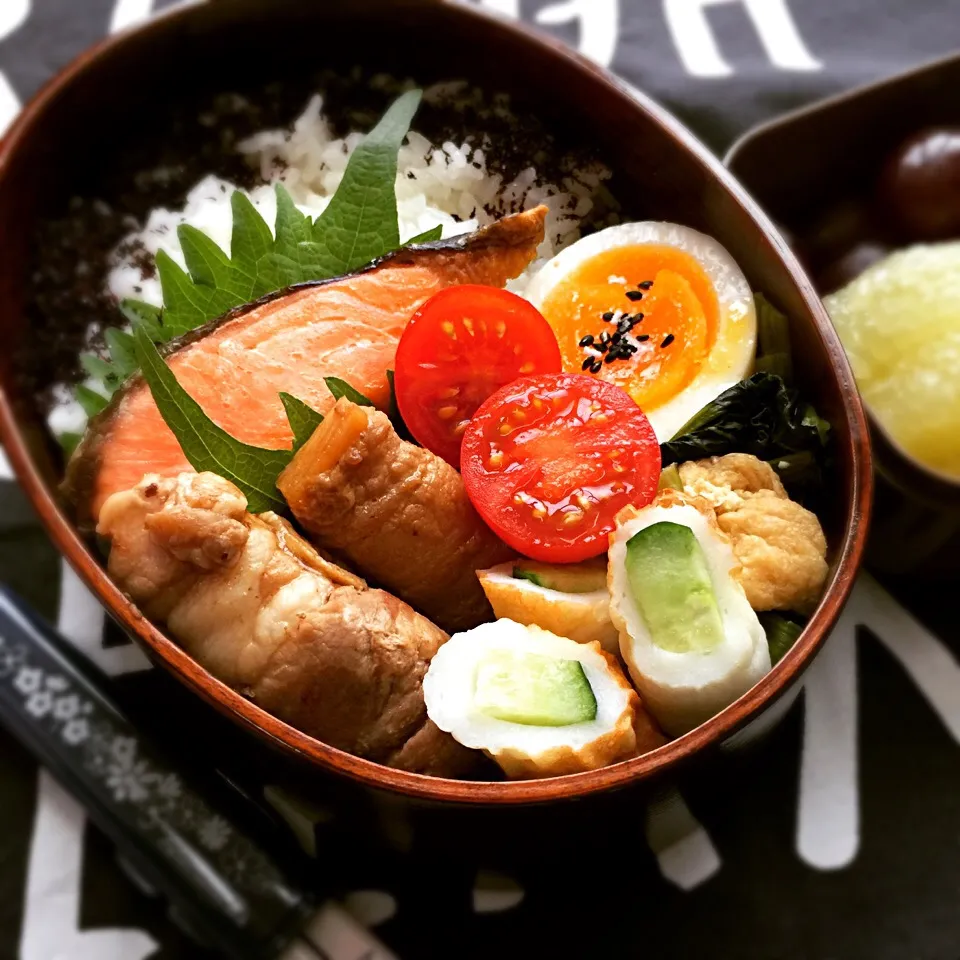 今日は魚メインでシャケ弁当|NOWAさん