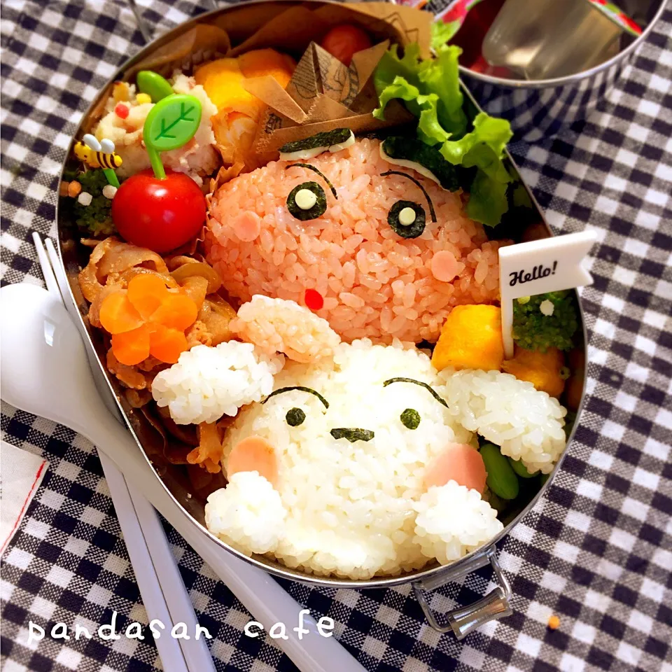 Snapdishの料理写真:JK娘のお弁当★しんちゃん#クレヨンしんちゃん #おひるごはん #キャラ弁|あおぱんださん