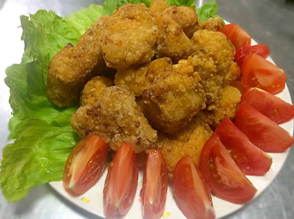 鶏ムネ肉の唐揚げ|ヅッキーさん