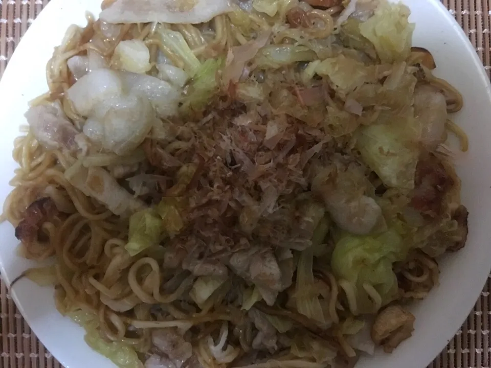 塩焼きそば|ばーさんさん