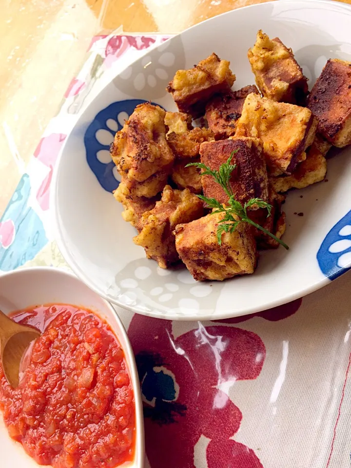 高野豆腐の唐揚げ|矢部肇子さん