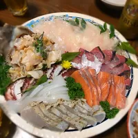 Snapdishの料理写真:お刺身盛合せ！ #刺し盛り|こじさん