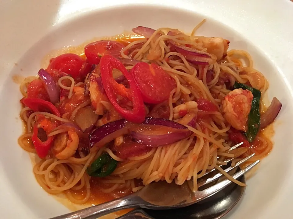 Maine lobster capellini @ Prego|Ong Sor Fernさん