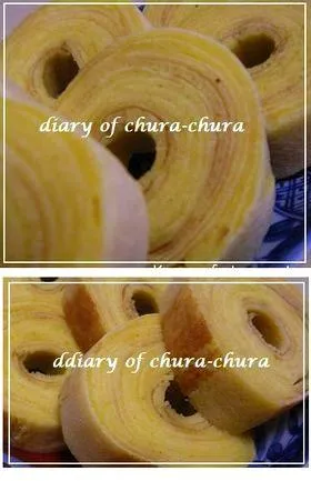 chura(*UωU)さんのホットケーキミックスでバームクーヘン♪ #楽天レシピ|楽天レシピさん