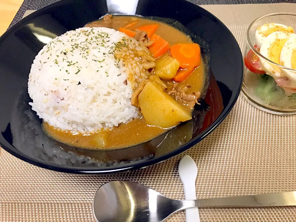 豚コマカレー #節約料理 #iittala #ティーマ #給料前料理|Rimami◡̈♥︎さん