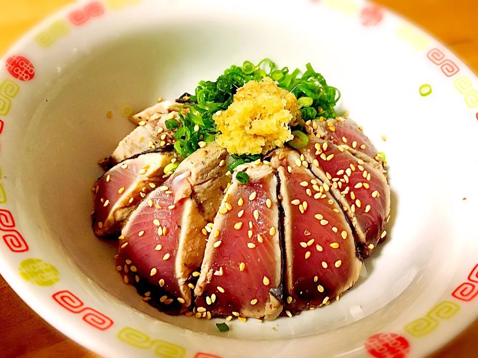 鰹のたたき丼|かおちゃんさん