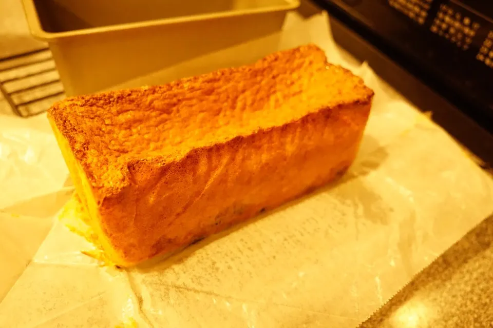 油脂一切不使用の自家製おからのパウンドケーキ。黒豆入りです。|ユキ❄︎ミライさん