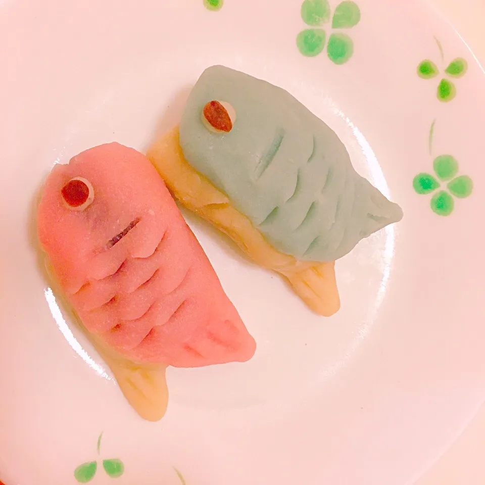 #こいのぼり #練り切り #あんこ #和菓子|かまあやさん