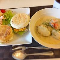 新じゃがたまシチュー❇︎ソーセージエッグマフィン