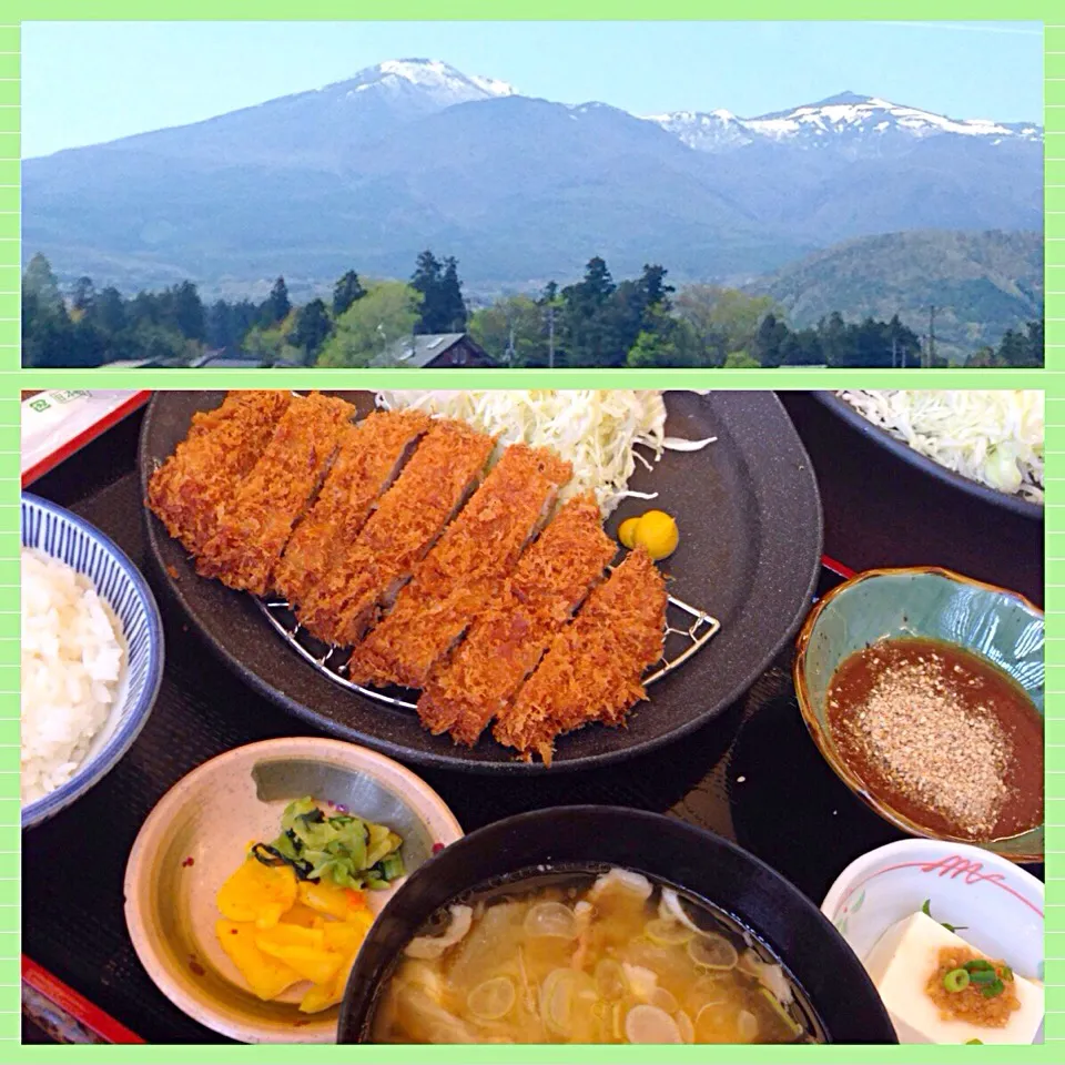 ５月４日
安達太良山と味噌カツ膳  ボリューム満点の豚汁付き💕@東北自動車道・安達太良SA|Yu Yu mamaさん