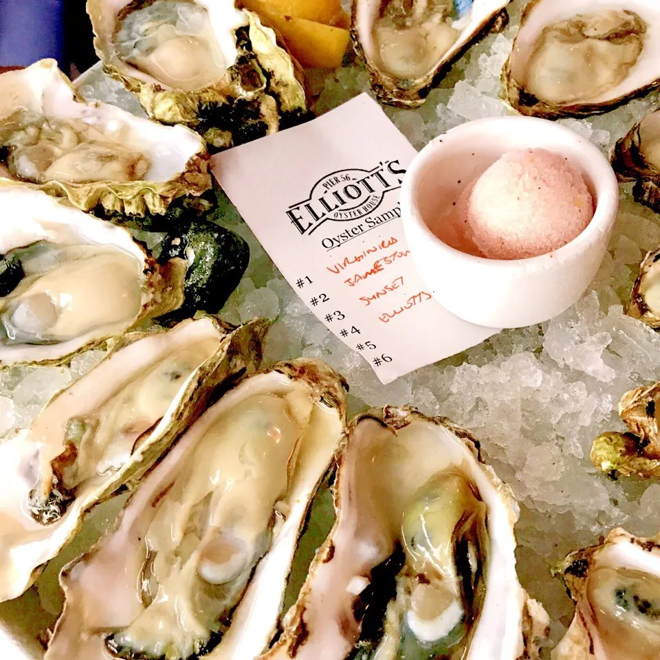 Dozen Oysters with Champaign Sorbe|meishiさん