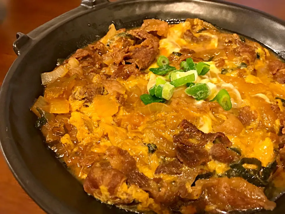 牛肉玉子とじ🥘✨|Chirico❤️さん