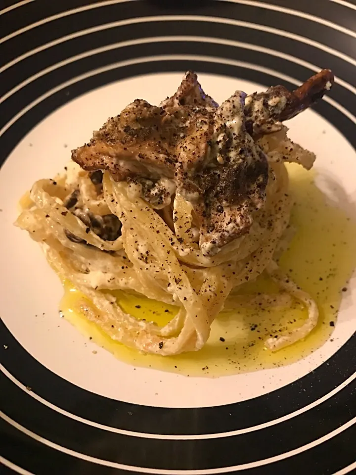 Snapdishの料理写真:Carbonara di funghi porcini|Mahkameh Sajadiさん