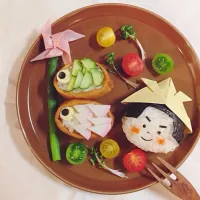 Snapdishの料理写真:端午の節句ごはん🎏|みっきーさん