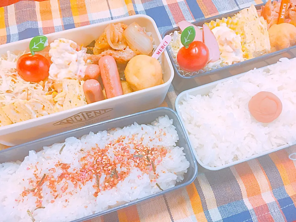 兄・弟弁当|いちごチョコさん