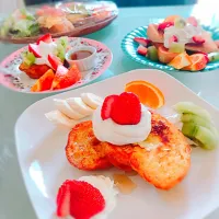 Snapdishの料理写真:フレンチトースト❤️色々と|Tomoko Nakaoさん