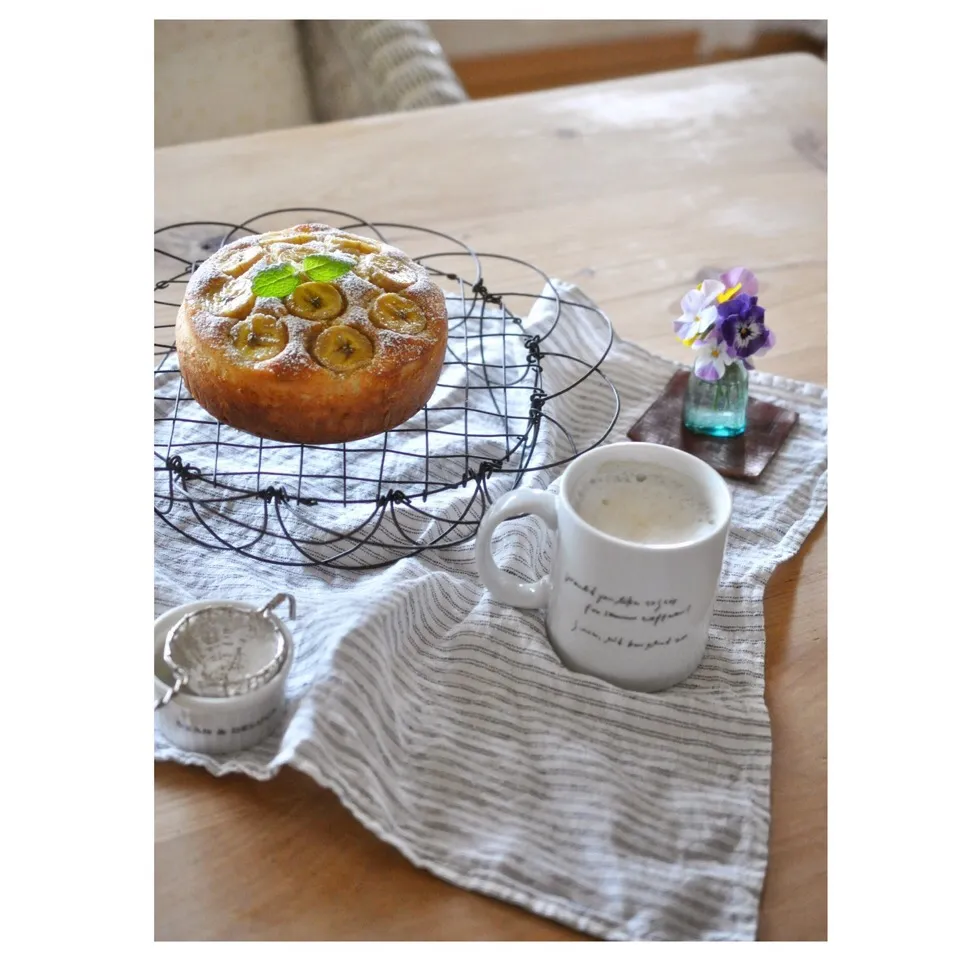 バナナケーキで coffeetime  ☕︎ ⋆|kayokoさん