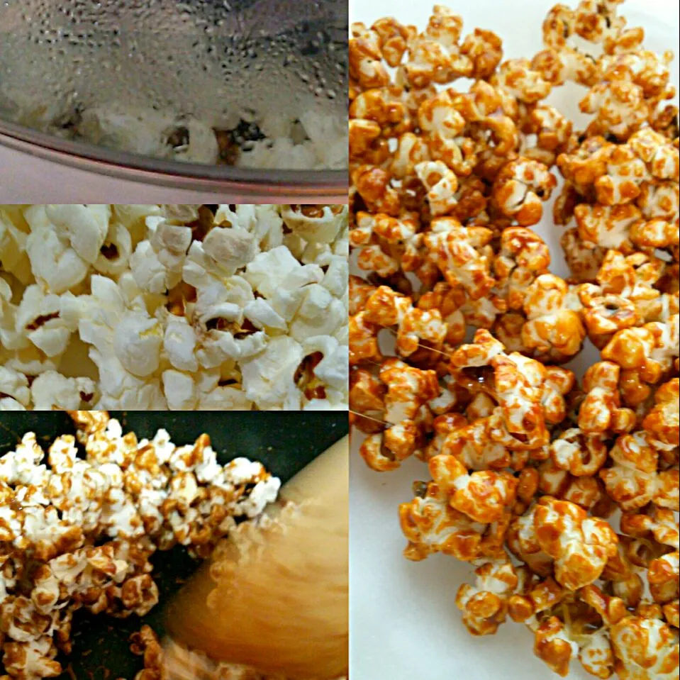 Caramel popcorn💕 手作り #キャラメルポップコーン #うちカフェ #Sweets #おやつ#手作りおやつ|まめさん