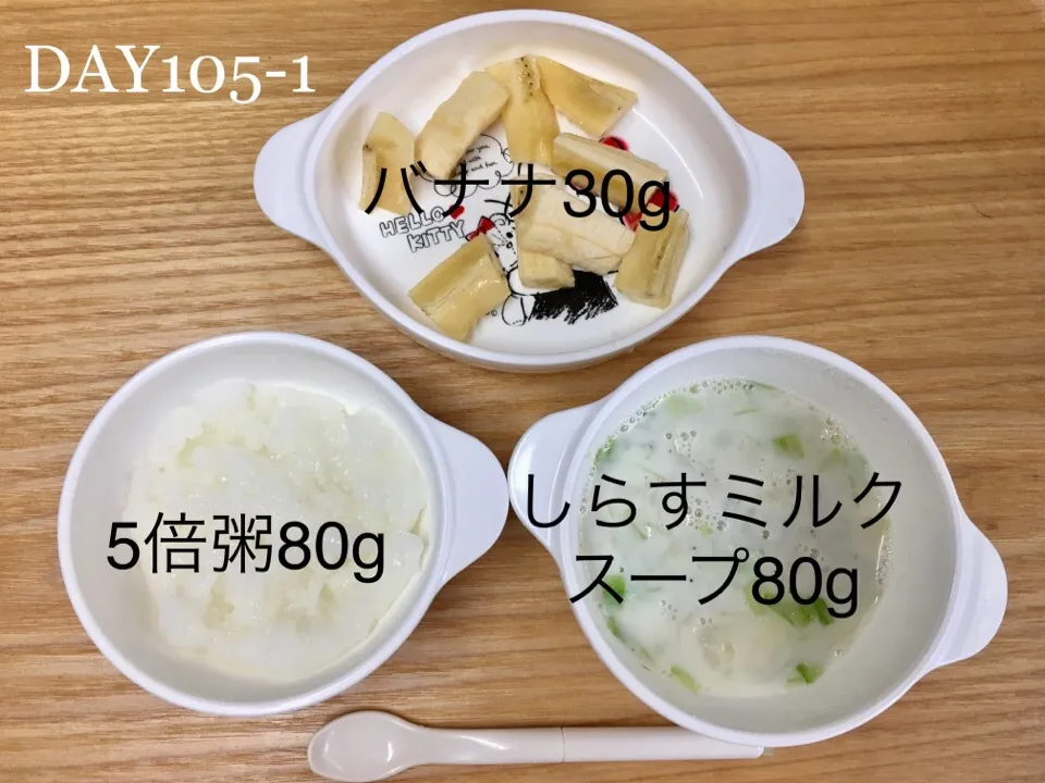 DAY105-1 #離乳食後期 #pianokittybabyfood|離乳食完了期 1歳さん