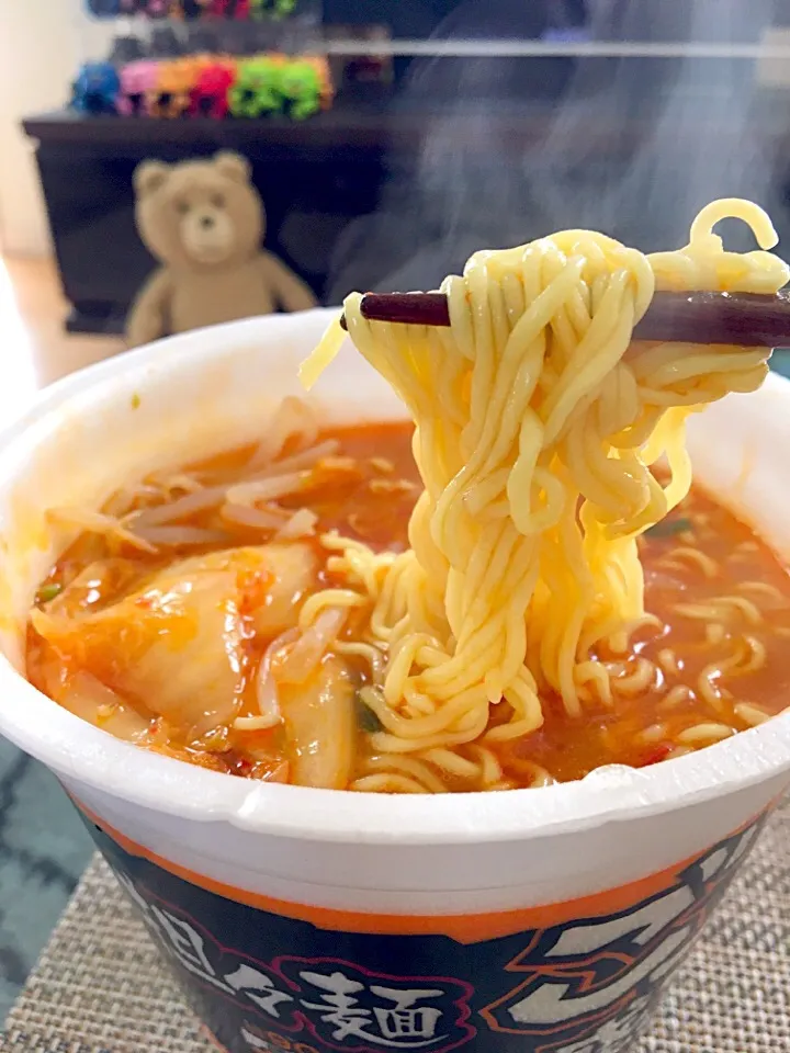 担々麺🍜モヤシキムチ✨トッピング😋|ゆかりさん