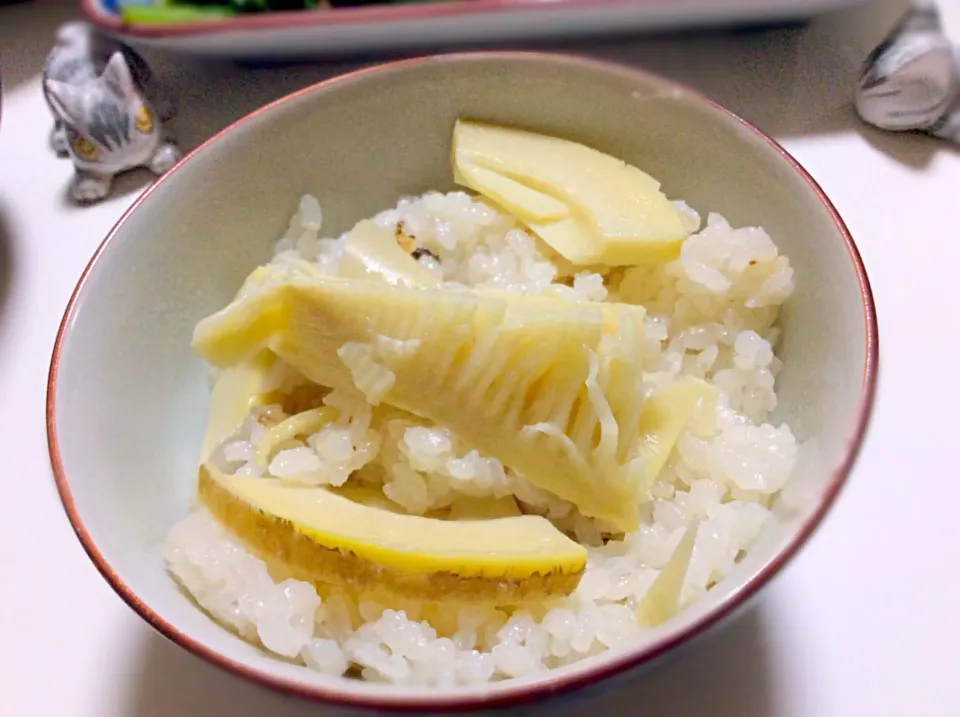 土鍋で炊いた 筍ご飯！^_^|Takeshi  Nagakiさん