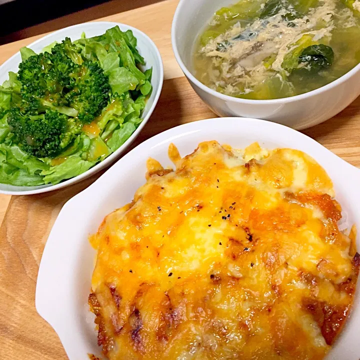 今日の残り物ご飯|はるたさん