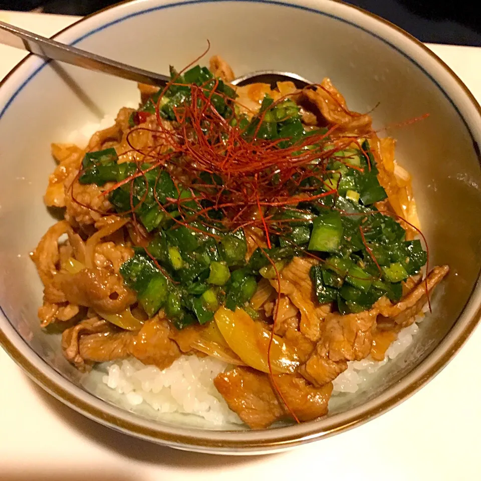 ケチャポーク丼(◍•ڡ•◍)❤|いつみさん