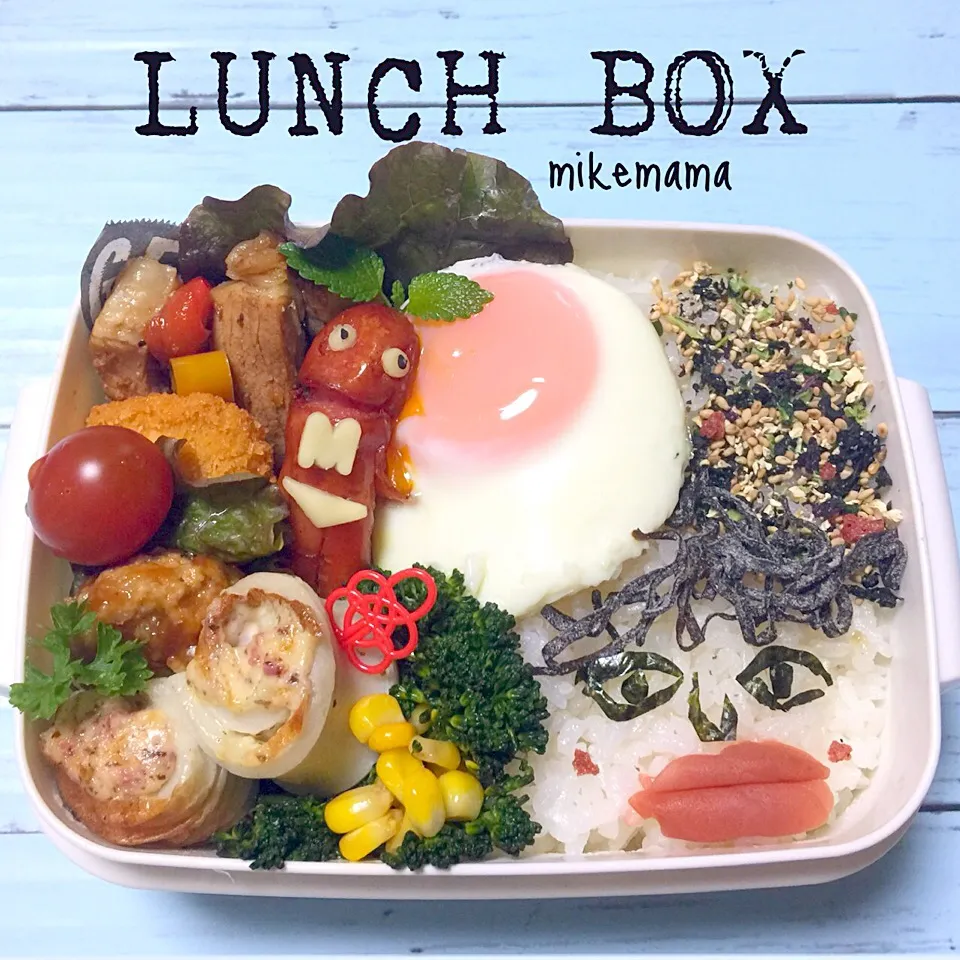 息子弁当 ふりかけ塩昆布ちゃん|miyukiさん