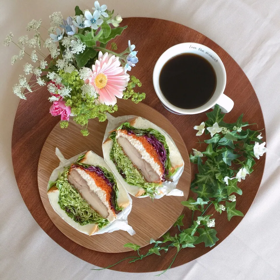 5/8❤︎チキン揚げ&カッテージチーズ野菜たっぷりサンド❤︎|Makinsさん