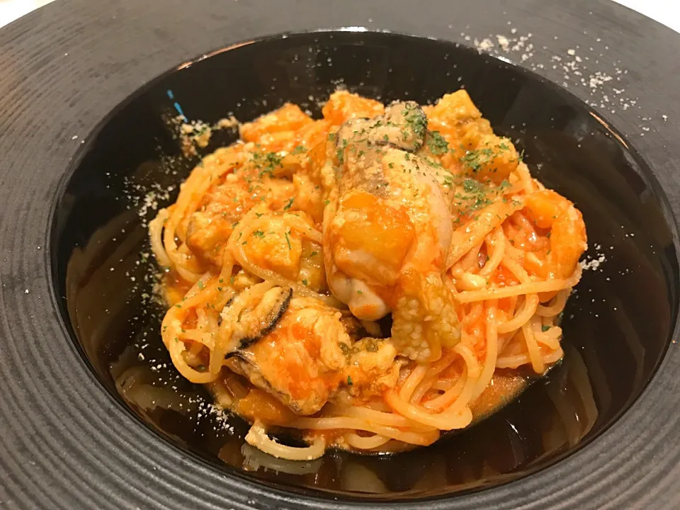 Oyster & Mozzarella pasta|erindaさん