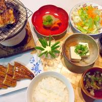 鰻で晩御飯