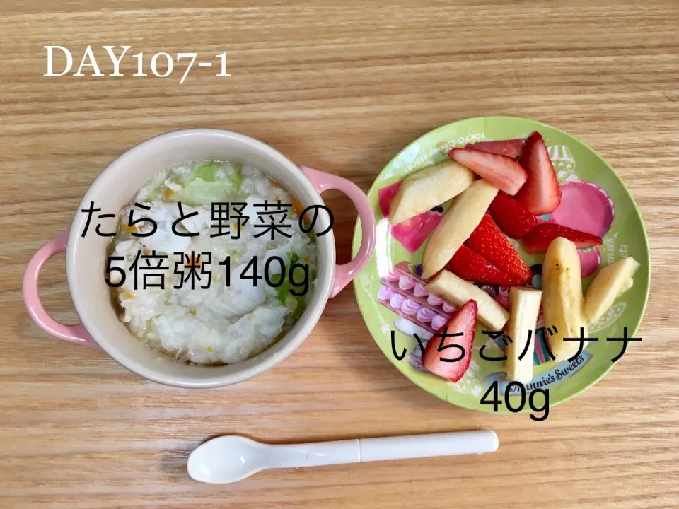 DAY107-1 #離乳食後期 #pianokittybabyfood|離乳食完了期 1歳さん