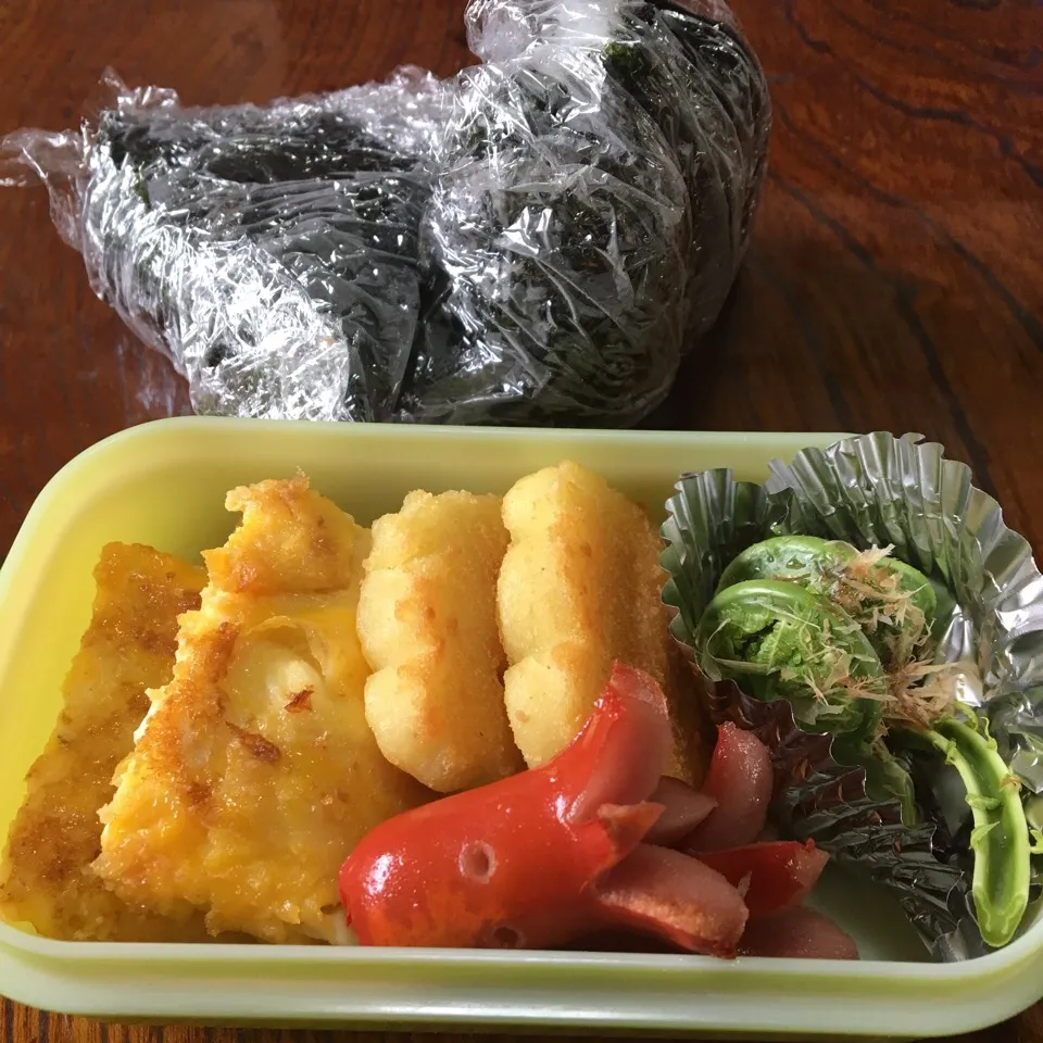 Snapdishの料理写真:5/9のお弁当|どくきのこさん