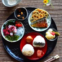 初夏の和風おつまみセット　～焼きおむすび付～ : 元バーテンダーの簡単家バルレシピ  金魚の肴 青山金魚 #うちバル #金魚の肴