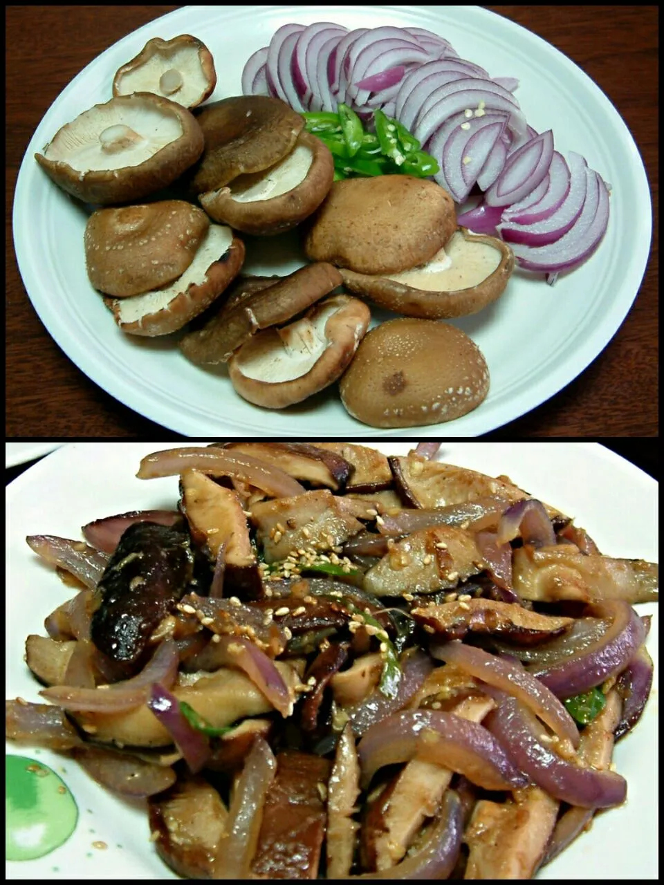 sauté shiitake mushroom|steven z.y.さん