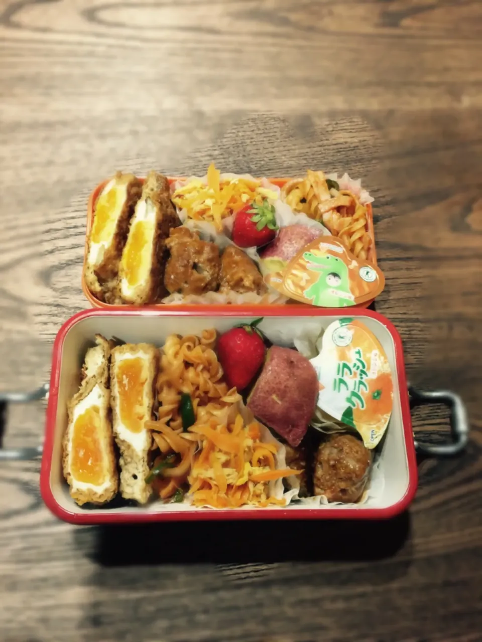 Snapdishの料理写真:子供達の遠足弁当#小学生のお弁当|はるなさん