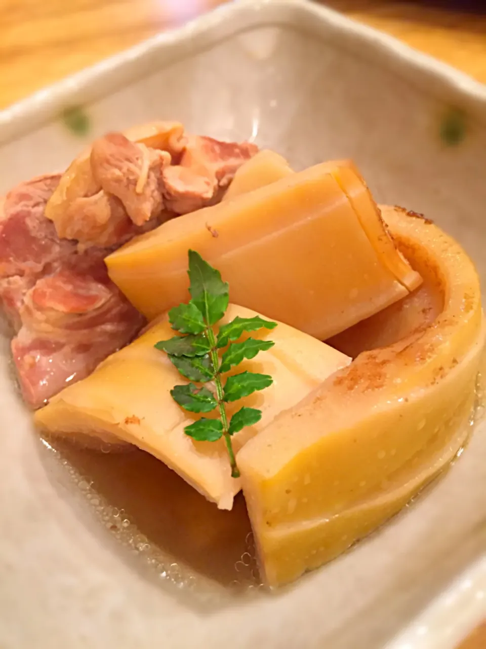 朝採りのたけのこと鶏肉の煮物。|Tomyさん