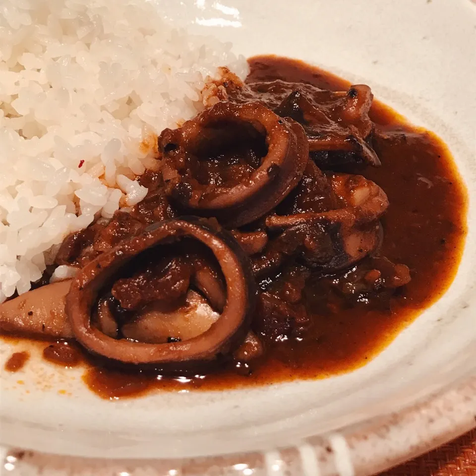 イカのブラックペッパーカレー|麻紀子さん