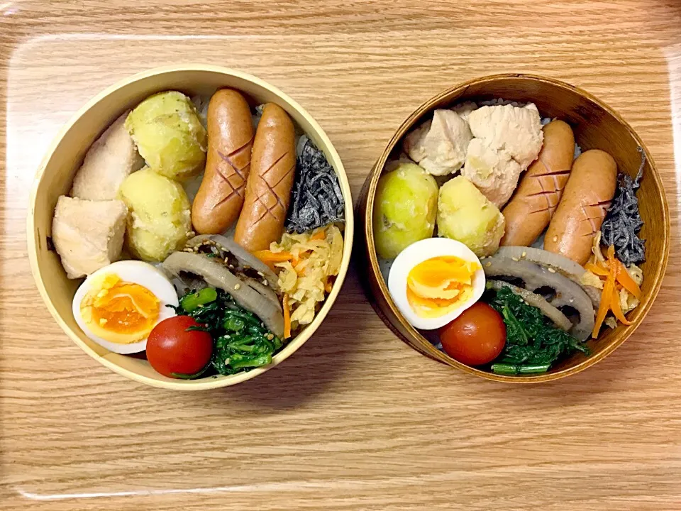 鳥とジャガイモの味噌バター炒め弁当|masamiさん