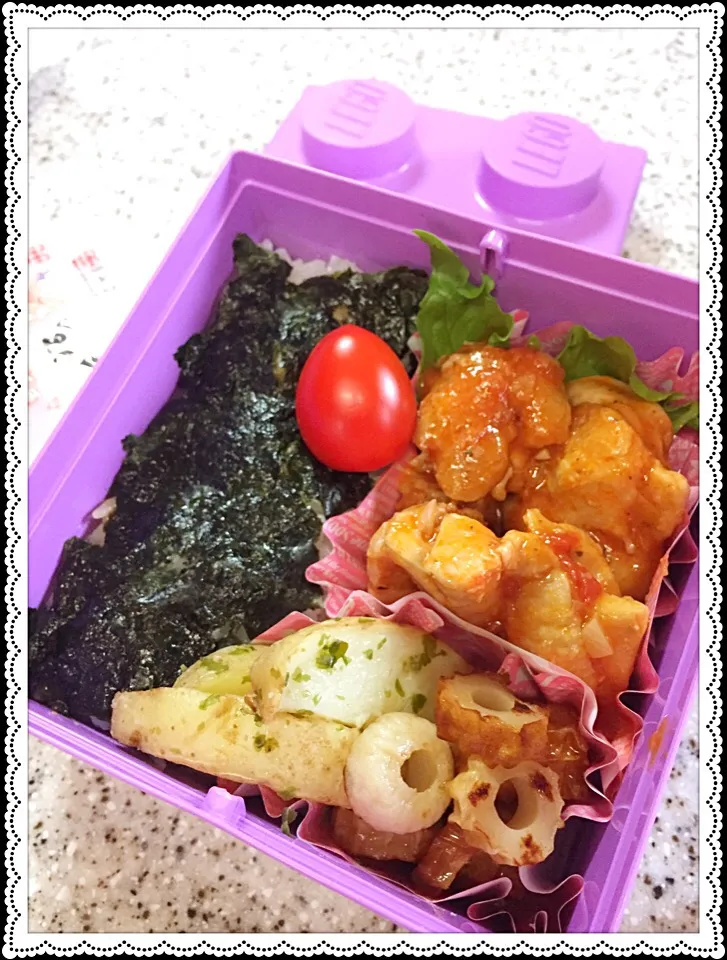 Snapdishの料理写真:今日の娘っちの お弁当|えみちさん