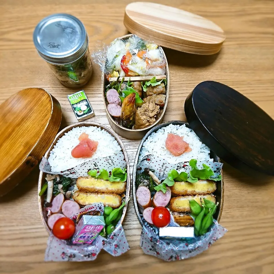 Snapdishの料理写真:『糖質制限お弁当&３人分』|seri-chanさん