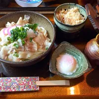 Snapdishの料理写真:#豚しゃぶうどん|ななさん