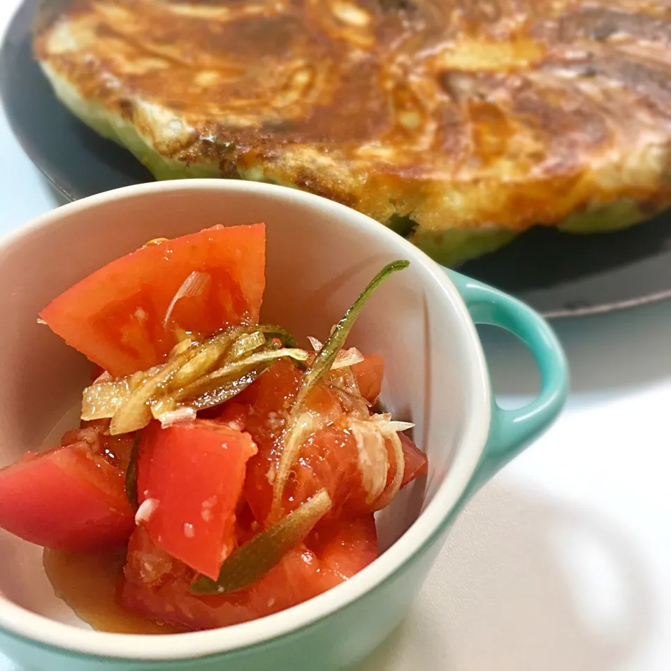 トマトのポン酢マリネ にんにく風味|志野さん