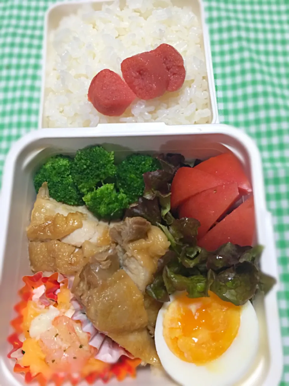 5月11日 鶏照り焼き弁当🍱😋(^^)v|かよっぺさん