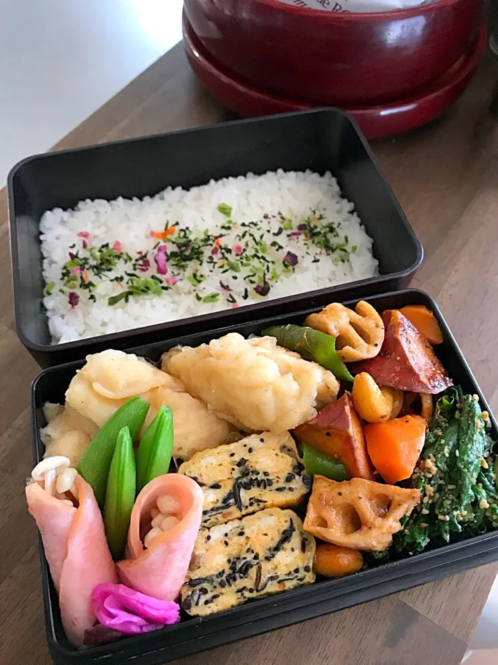 Snapdishの料理写真:とり天弁当|二キィさん